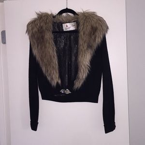 Classy Vintage black cardigan